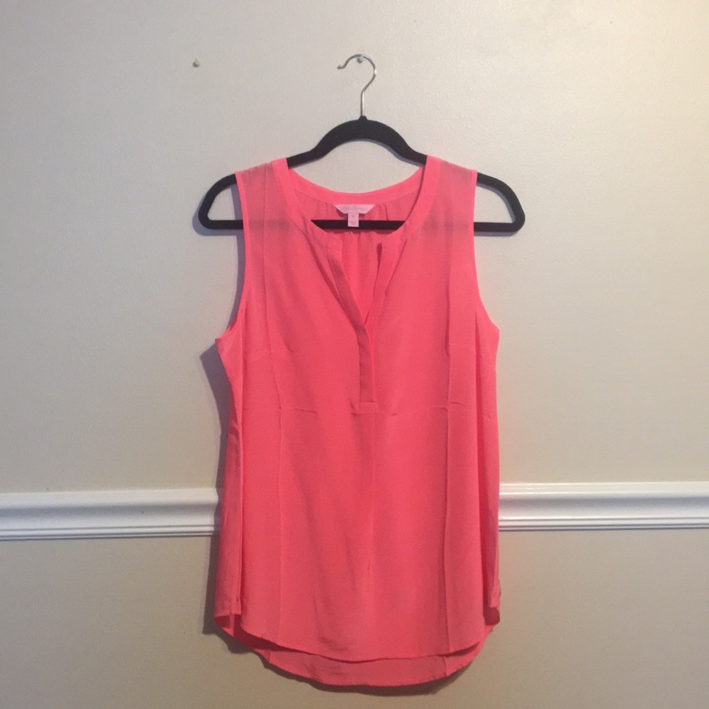 Lilly Pulitzer Silk Tank size M